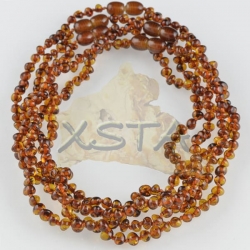 Dark cognac teething necklace for baby Dark cognac teething necklace for baby